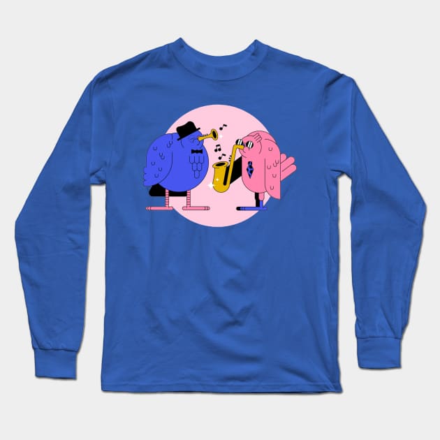 Music Ilustration Art Long Sleeve T-Shirt by langkoci@yahoo.com